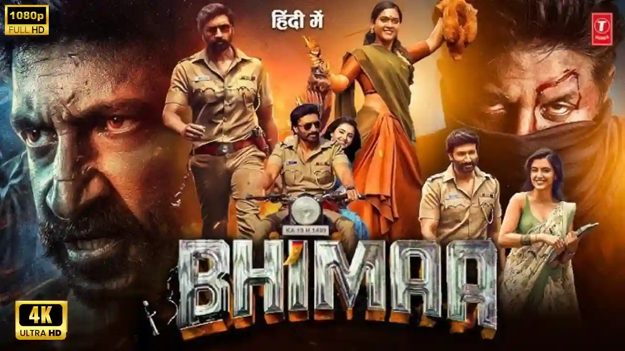 Bhimaa 2024 Hindi (ORG 5.1) Dual Audio HDRip 720p – 480p