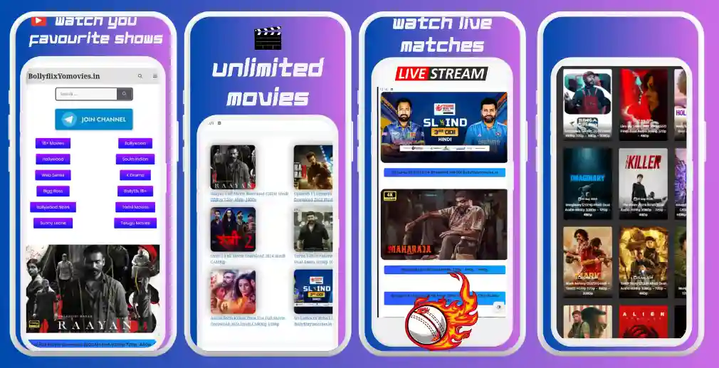 Download BollyFlix Movie apk 2024 - Download Latest Bollywood ,South India Hindi Dubbed and Hollywood Movies Free, 9xmovies, 300MB Movies